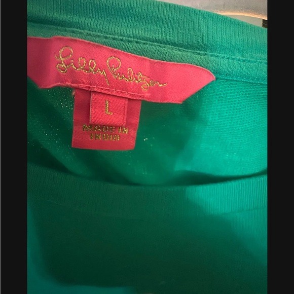 Lilly Pulitzer Green 'Festive' Sweatshirt - Picture 6 of 6